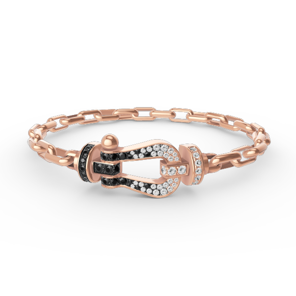 [Lunabriance]FORCE LARGE HORSESHOE CLASP  METAL BRACELET