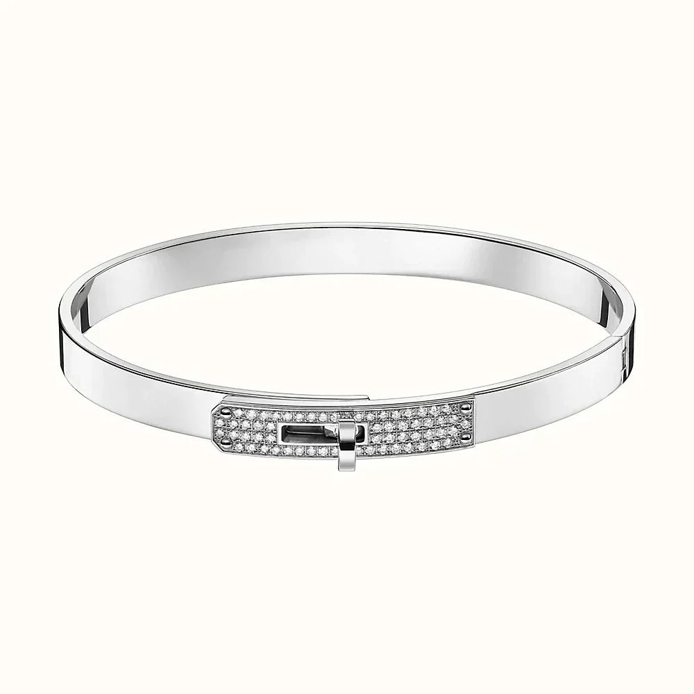 [Luna Brilliance]KELLY SILVER DIAMOND BRACELET