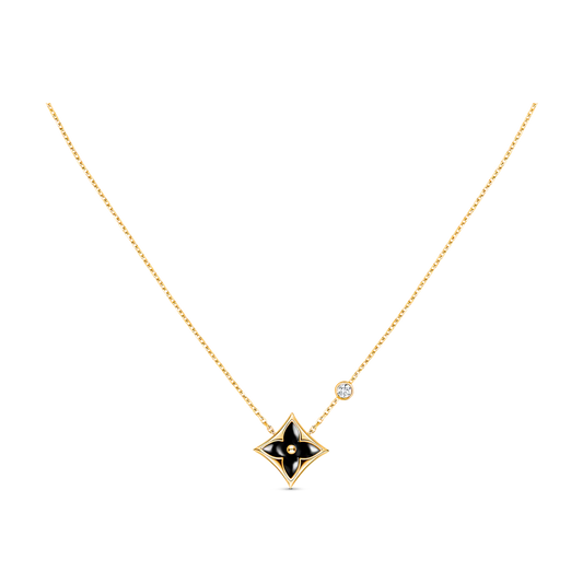 [ルナブリアンス]スターブラックモップネックレス