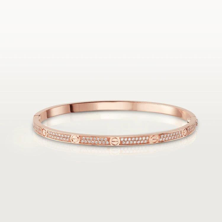 [Lunabriance]LOVE BRACELET 3.65MM DIAMOND-PAVED