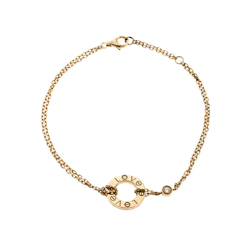 [Lunabriance]LOVE BRACELET 2 DIAMOND