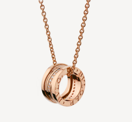 [Luna Brilliance]ZERO 1 PINK GOLD DIAMOND NECKLACE