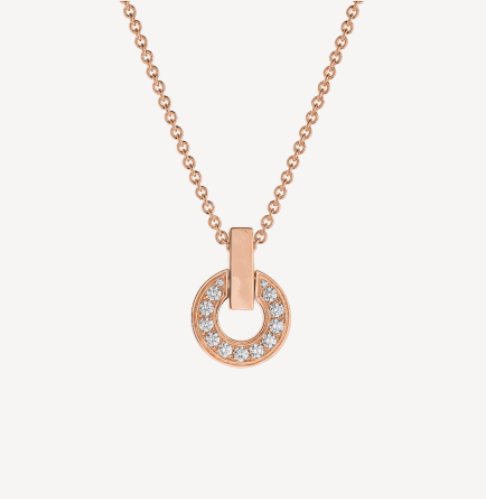 [Lunabriance]GARI NECKLACE PINK GOLD DIAMOND