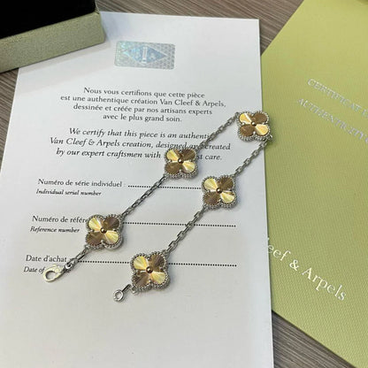 [Luna Brilliance]CLOVER 5 MOTIF LASER BRACELET COLLECTION