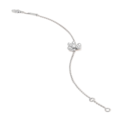 [Lunabriance]FRIVOLE SILVER FLOWER DIAMOND BRACELET