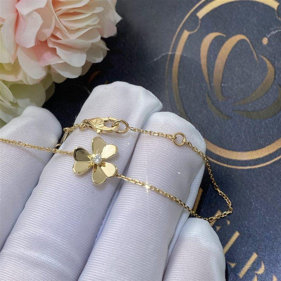 [Lunabriance]FRIVOLE GOLD FLOWER BRACELET