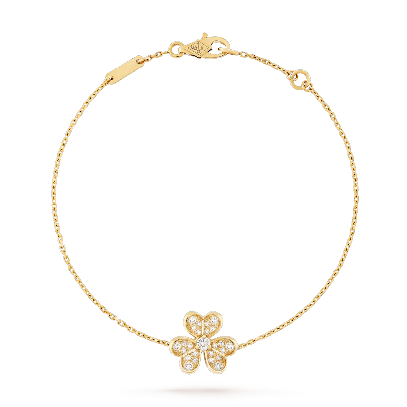 [Lunabriance]FRIVOLE GOLD FLOWER DIAMOND BRACELET