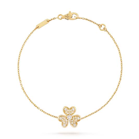 [Lunabriance]FRIVOLE GOLD FLOWER DIAMOND BRACELET