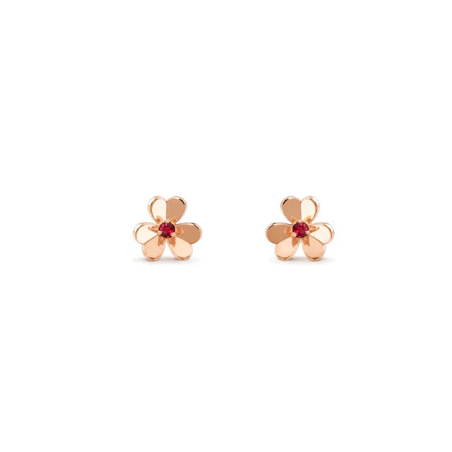 [Lunabriance]FRIVOLE  FLOWER PINK EARRINGS