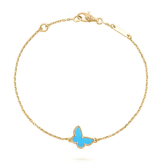 [Lunabriance]BUTTERFLY TURQUOISE BUTTERFLY BRACELET