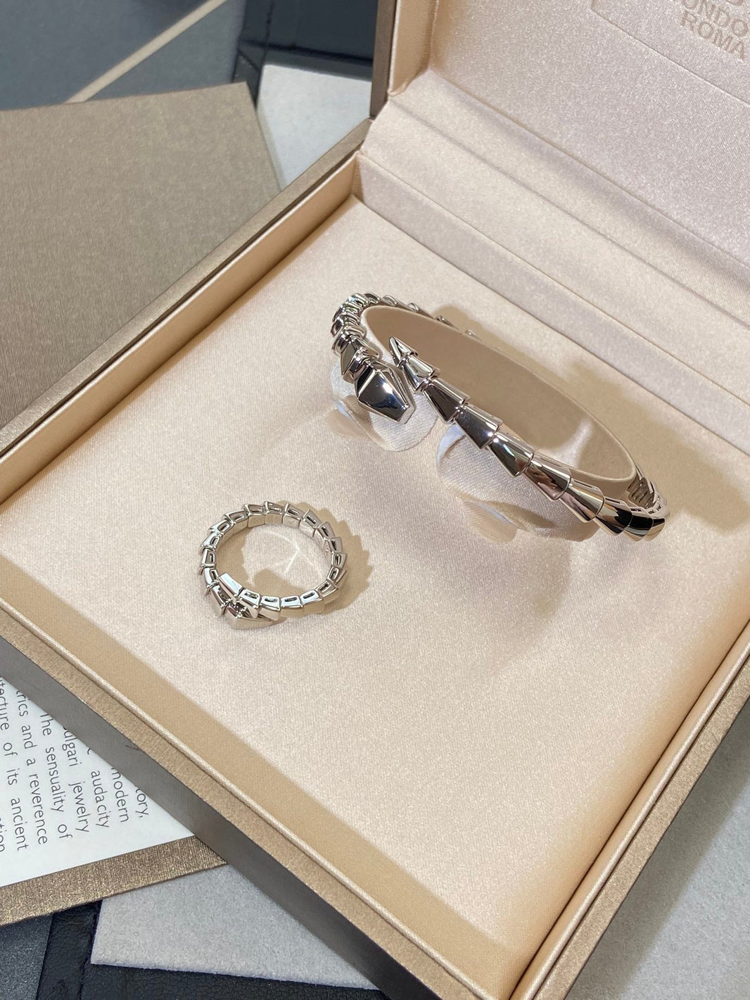 [Luna Brilliance]SERPENTI VIPER SILVER BRACELET