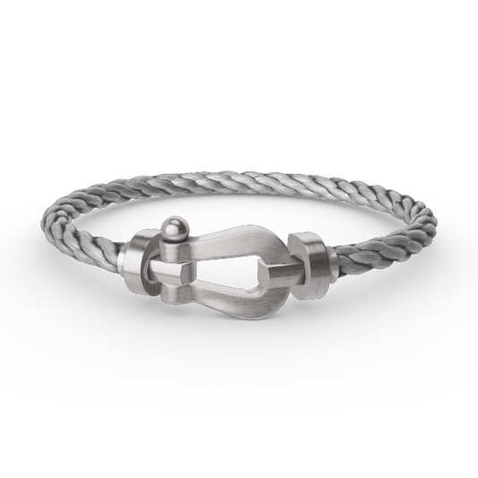 [Lunabriance]FORCE LARGE HORSESHOE NO DIAMOND BRACELET SILVER